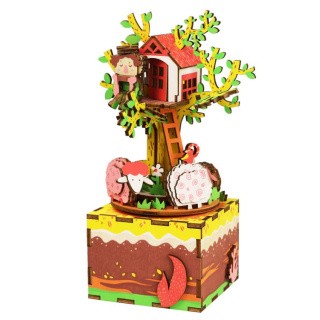 3D-пазл Домик на дереве (музыкальная карусель)