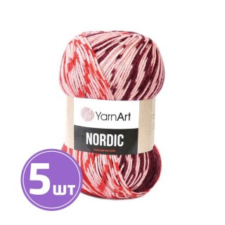 Пряжа YarnArt Nordic (664), мультиколор, 5 шт. по 150 г