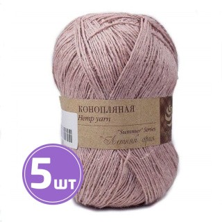 Пряжа Пехорка Конопляная (1004), роза, 5 шт. по 50 г Пряжа Пехорка Конопляная (1004), роза, 5 шт. по 50 г