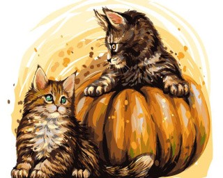 Картина по номерам «Давай играть!» Картина по номерам «Давай играть!»