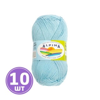 Пряжа Alpina BABY SUPER SOFT (08), светло-голубой, 10 шт. по 50 г