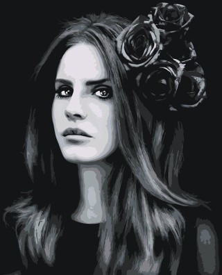 Картина по номерам «Lana Del Rey Лана Дель Рей 12»