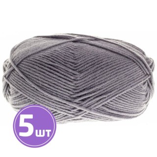 Пряжа Семеновская A-elita quatro (56), стальной 5 шт. по 100 г Пряжа Семеновская A-elita quatro (56), стальной 5 шт. по 100 г