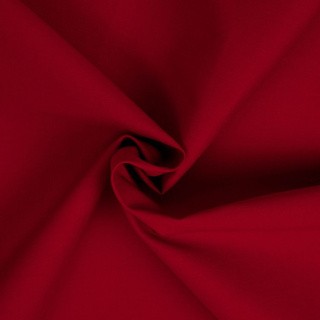 Ткань Поплин стрейч, 1 м х 150 см, 125 г/м², цвет: красный, TBY