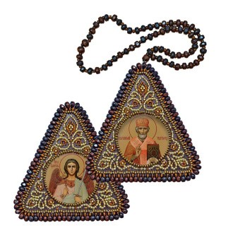 Набор для вышивания «Святой Николай Чудотворец и Ангел Хранитель»