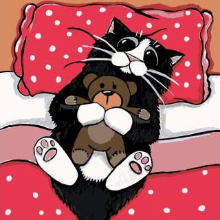 Картина по номерам «Приятных снов» Картина по номерам «Приятных снов»