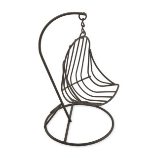 Садовая миниатюра «Подвесное кресло», металл, 10x16 см, Blumentag