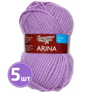 Пряжа Семеновская Arina (70065), сиреневые дали, 5 шт. по 100 г Пряжа Семеновская Arina (70065), сиреневые дали, 5 шт. по 100 г