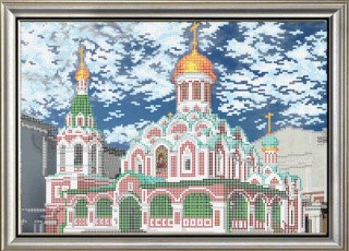 Рисунок на ткани «Собор Казанской иконы Божьей Матери»