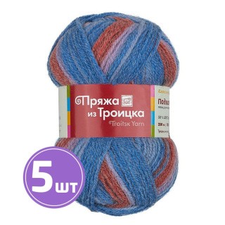Пряжа из Троицка Подмосковная (7381), принтованный, 5 шт. по 100 г Пряжа из Троицка Подмосковная (7381), принтованный, 5 шт. по 100 г