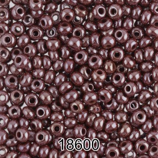 Бисер Чехия круглый 4 10/0, 2,3 мм, 500 г, цвет: 18600 бордовый
