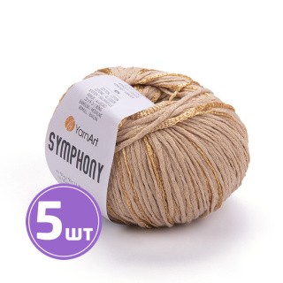 Пряжа YarnArt SIMPHONY (Симфония) (2105), золотой песок, 5 шт. по 50 г Пряжа YarnArt SIMPHONY (Симфония) (2105), золотой песок, 5 шт. по 50 г