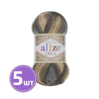 Пряжа ALIZE Diva batik design (3307), мультиколор, 5 шт. по 100 г Пряжа ALIZE Diva batik design (3307), мультиколор, 5 шт. по 100 г