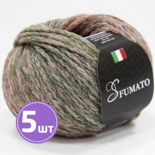 Пряжа SEAM CFUMATO (426), бежево-зеленый, 5 шт. по 50 г