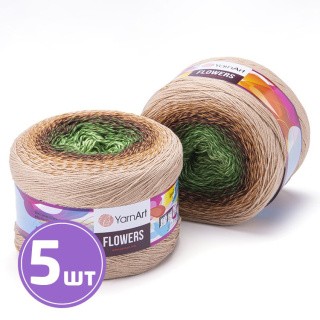 Пряжа YarnArt Flowers (308), мультиколор, 5 шт. по 200 г Пряжа YarnArt Flowers (308), мультиколор, 5 шт. по 200 г