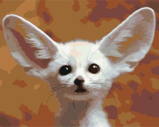 Картина по номерам «Ушастик» Картина по номерам «Ушастик»