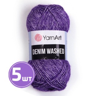 Пряжа YarnArt Denim Washed2 (Деним вошд 2) (907), меланж сирень, 5 шт. по 50 г Пряжа YarnArt Denim Washed2 (Деним вошд 2) (907), меланж сирень, 5 шт. по 50 г