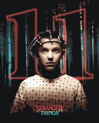 Картина по номерам ОСД Очень странные дела Картина по номерам ОСД Очень странные дела