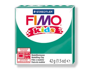 Полимерная глина FIMO Kids, цвет: зеленый, 42 г