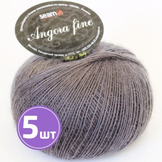 Пряжа SEAM Angora fine (183905), имбирь, 5 шт. по 50 г Пряжа SEAM Angora fine (183905), имбирь, 5 шт. по 50 г