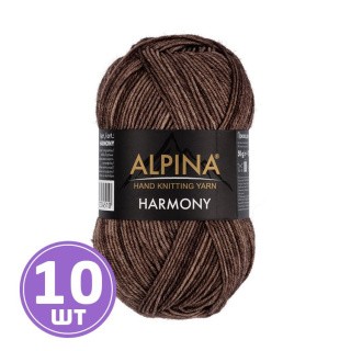 Пряжа Alpina HARMONY (04), коричневый, 10 шт. по 50 г