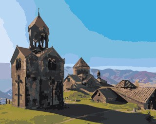 Картина по номерам «Армения: Ахпатский монастырь 40x50»