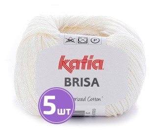 Пряжа Katia Brisa (3), белый, 5 шт. по 50 г