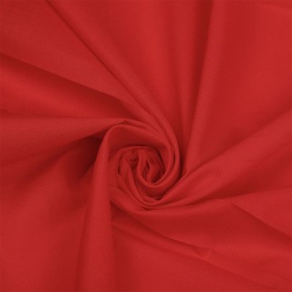 Ткань Батист, 1 м х 150 см, 72 г/м², цвет: красный, TBY