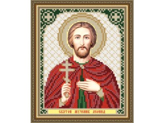 Рисунок на ткани «Святой Мученик Леонид»