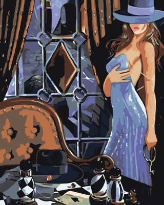 Картина по номерам «Вечер черных и белых» Картина по номерам «Вечер черных и белых»