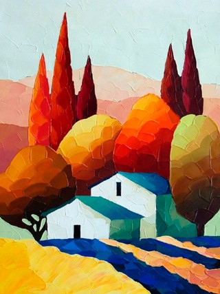 Алмазная вышивка «Пейзаж» Алмазная вышивка «Пейзаж»