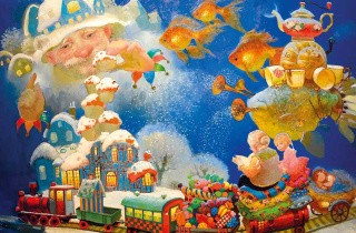 Деревянные пазлы DAVICI «Домой на Рождество» Деревянные пазлы DAVICI «Домой на Рождество»