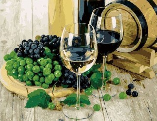 Картина по номерам «Вино на двоих» Картина по номерам «Вино на двоих»