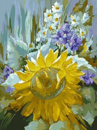 Картина по номерам «Подсолнух» Картина по номерам «Подсолнух»