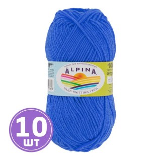 Пряжа Alpina TOMMY (027), голубой, 10 шт. по 50 г