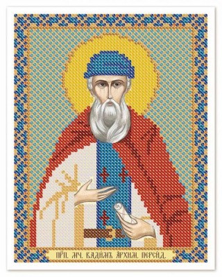 Рисунок на ткани «Святой Преподобномученик Вадим Персидский»