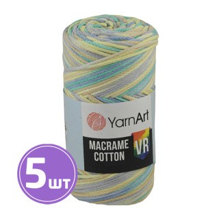 Пряжа YarnArt Macrame Cotton VR (Макраме Коттон ВР) (924), мультиколор, 5 шт. по 250 г Пряжа YarnArt Macrame Cotton VR (Макраме Коттон ВР) (924), мультиколор, 5 шт. по 250 г