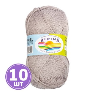 Пряжа Alpina ARIEL (08), светло-серый, 10 шт. по 50 г
