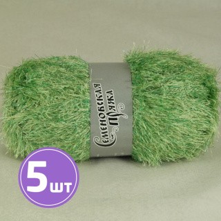 Пряжа Семеновская Holiday grass (16034), долина-зеленый 5 шт. по 100 г