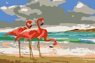 Картина по номерам «Фламинго» Картина по номерам «Фламинго»