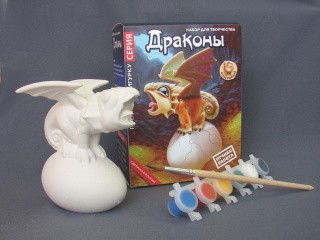 Фигурка для раскрашивания «Дракон-крикун» Фигурка для раскрашивания «Дракон-крикун»