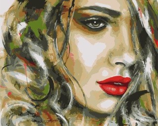 Картина по номерам «Женская красота» Картина по номерам «Женская красота»