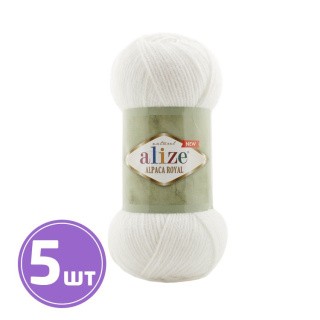 Пряжа ALIZE Alpaca royal new (55), ультрабелый, 5 шт. по 100 г Пряжа ALIZE Alpaca royal new (55), ультрабелый, 5 шт. по 100 г