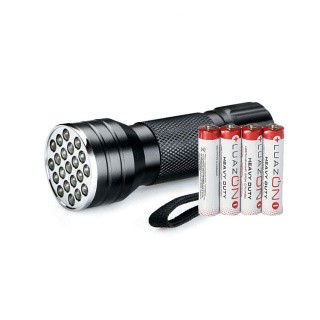 УФ-фонарь 21 LED+4 батарейки ААА, Resin Pro