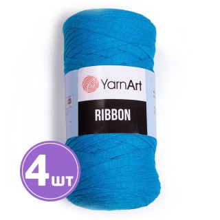 Пряжа YarnArt Ribbon (Риббон) (780), ярко-голубой, 4 шт. по 250 г Пряжа YarnArt Ribbon (Риббон) (780), ярко-голубой, 4 шт. по 250 г