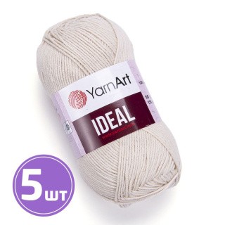 Пряжа YarnArt Ideal (223), речной жемчуг, 5 шт. по 50 г