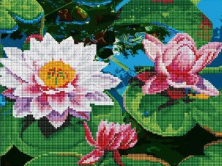 Алмазная вышивка «Кувшинки на озере» Алмазная вышивка «Кувшинки на озере»