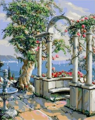 Картина по номерам «Летняя арка» Картина по номерам «Летняя арка»