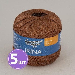 Пряжа Семеновская пряжа Irina (219), темное золото, 5 шт. по 100 г Пряжа Семеновская пряжа Irina (219), темное золото, 5 шт. по 100 г