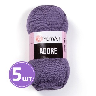 Пряжа YarnArt Adore (Адоре) (345), виноградный компот, 5 шт. по 100 г Пряжа YarnArt Adore (Адоре) (345), виноградный компот, 5 шт. по 100 г